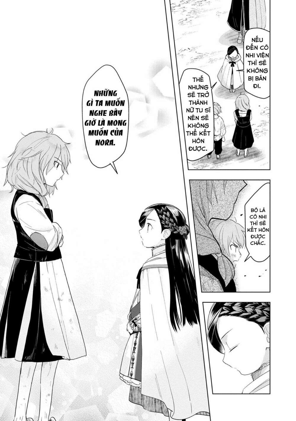 honzuki no gekokujou : dai 3-bu ryouchi ni hon o hirogeyou ! chapter 24: các cô nhi ở hasse - Trang 2