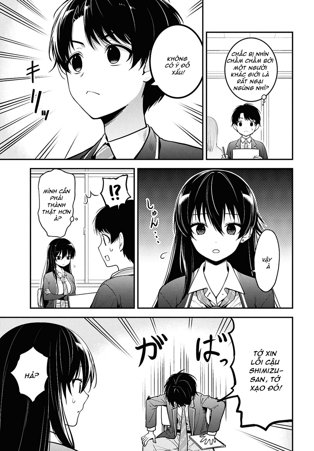 Tonari No Seki No Yankee Shimizu-San Ga Kami O Kuroku Sometekita Chapter 1 - Next 